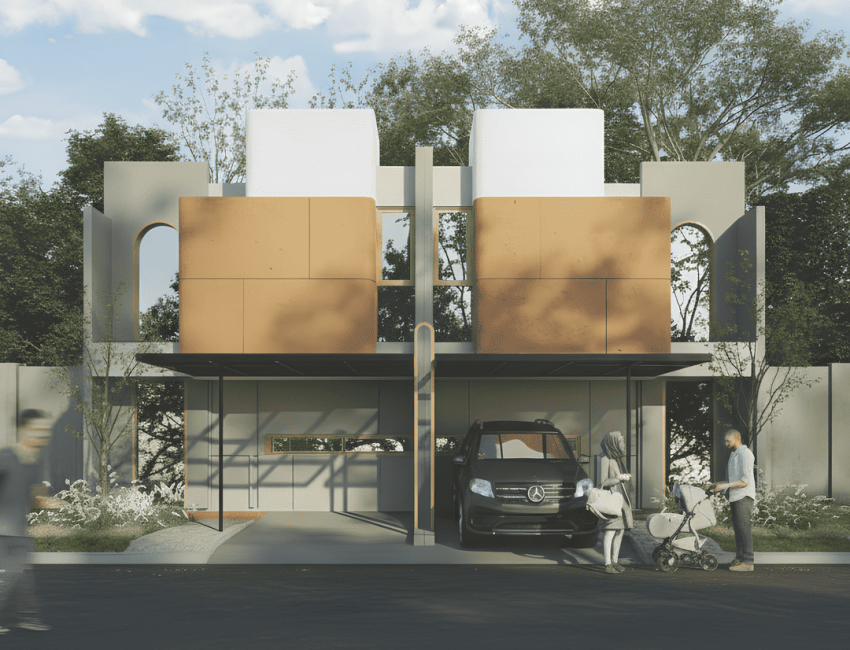 Rumah tipe Ruhan 2 kamar tidur LB 62 LT 60